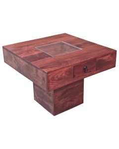 Jali Mango Honey - 60CM Pebble Coffee Table