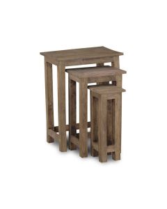 Jali Mango - Natural - Tall Nest of Tables