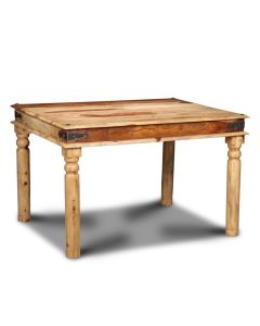Jali Natural Sheesham 120cm Dining Table - In Stock