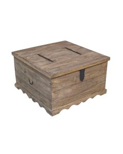 Jali Mango - Natural Square Trunk Coffee Table