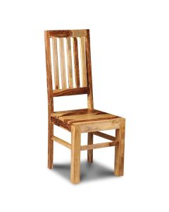 Jali Sheesham - High Back Slat Chair-Light