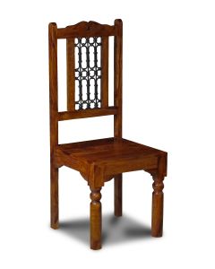Jali Dining Chair-Honey
