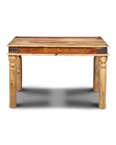 Jali Sheesham - Honey - 120cm Dining Table-Light