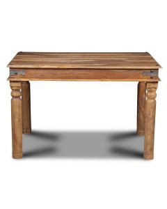 Jali Sheesham - Honey - 120cm Dining Table-Natural