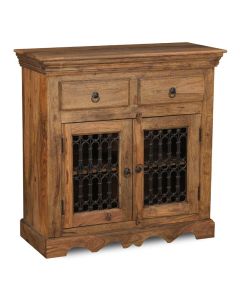 Jali Sheesham - Natural - 75cm Sideboard - In Stock