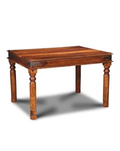 Jali Sheesham - Honey - 120cm Dining Table-Honey