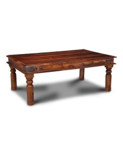 Jali Sheesham - Thakat Coffee Table - In Stock-Honey
