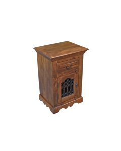 Jali Mango - Honey - Cabinet With Drawer 