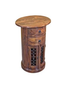 Jali Mango - Honey Drum Cabinet