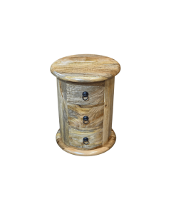 Jali Mango - Light 3 Drawer Drum
