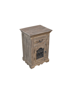 Jali Mango - Natural Cabinet With Drawer 