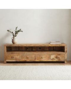 Light Dakota Large 200cm Media Unit - In Stock