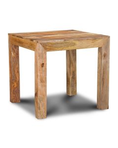 Light Mango Wood 80cm Dining Table