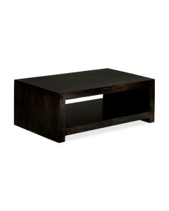 Mango Wood Walnut 110cm Open Coffee Table
