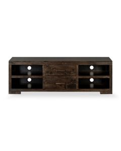 Mango Wood Walnut 170cm 2 Drawer Media Unit - Due 30th November