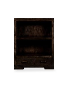 Mango Wood Walnut 85cm Bookcase - In Stock