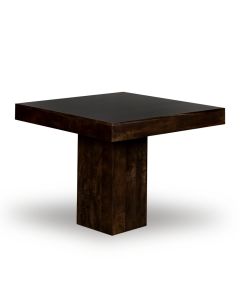 Mango Wood Walnut 90cm Cube Dining Table - Due 23rd September