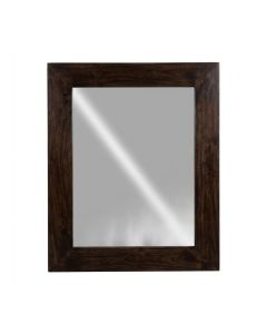 Mango Wood Walnut 90cm Large Mirror - In Stock