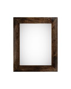 Mango Wood Walnut 90cm Large Mirror - In Stock