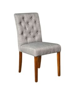 Milan Button Fabric Chair