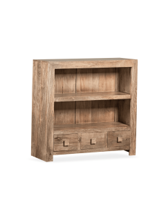 Oak Stain Dakota 110cm Low Bookcase