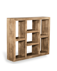 Oak Stain Dakota 131cm Multi Shelf