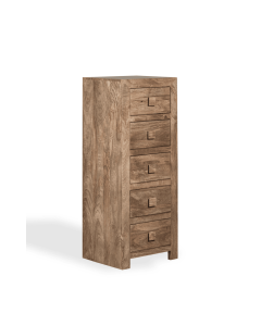 Oak Stain Dakota 46cm Tall Chest