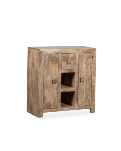Oak Stain Dakota 60cm Small Hi-Fi Unit