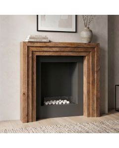 Oak Stain Dakota Mango Wood 118cm Fire Surround