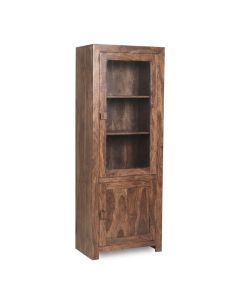 Oak Stain Dakota Mango Wood 67cm Display Unit - Due 11th September