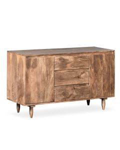 Oak Stain Scandi Mango 130cm Sideboard - In Stock