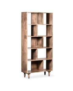 Oak Stain Scandi Mango 80cm Bookcase - In Stock