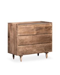 Oak Stain Scandi Mango 100cm 4 Drawer Chest
