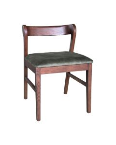 Oslo Green Velvet Dining Chair