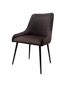 Ex Display Henley Velvet Dining Chair (T559) - One Available