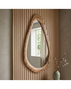 Scandi Mango 50cm Curved Mirror 