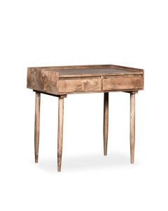 Oak Stain Scandi Mango 90cm 2 Drawer Console Table
