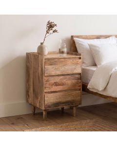 Scandi Mango 50cm Chest of Drawers - In Stock
