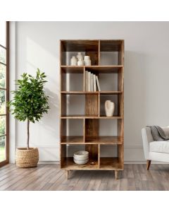 Scandi Mango 80cm Bookcase - In Stock