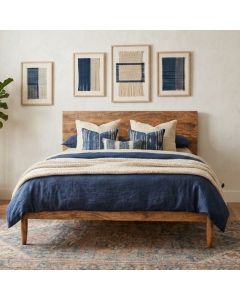 Scandi Mango Wood Bed Frame (3 Sizes) - In Stock