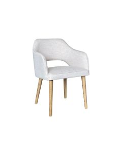 Skye Boucle Dining Chair - Cream