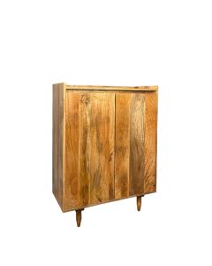 Scandi Mango 78cm Shoe Cupboard - In Stock