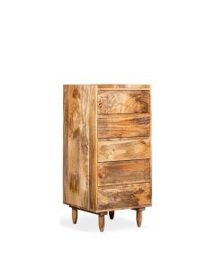 Scandi Mango 5 Drawer Tall Boy