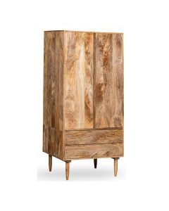 Ex Display Scandi Mango 2 Drawer Wardrobe (T557) - One Available