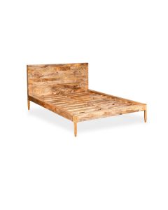 Scandi Mango King Sized Wooden Bed