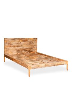 Scandi Mango King Sized Wooden Bed