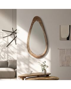 Scandi Mango Large Curved Mirror