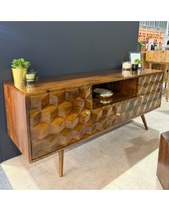Ex Display Geo Mango 145cm Media Unit - One Available