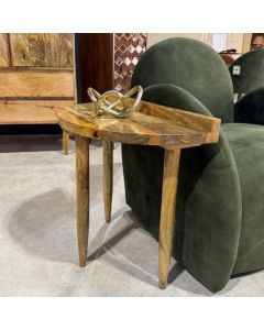 Ex Display Scandi Mango Sofa End Table - One Available