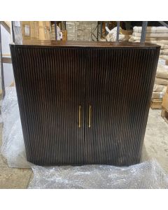 Flute Mango Wood Sideboard - One available